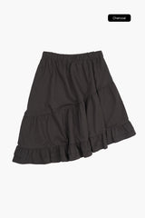 Kivra unbalanced midi skirt