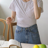 ルイラップド半袖Tシャツ