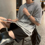 LMN ユニバーシティピグメントウォッシングオーバーサイズフィット半袖Tシャツ (8 colors)