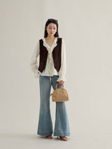 Classic Layered V-Neck Knit Vest