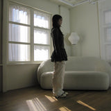 Shirred Skirt Pants