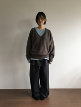 アンコール ウール Vネック ニット (5color)