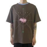 ラブマネーアイレットTシャツ - ブルー