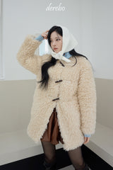 Toggle tteokbokki half-fur coat