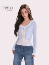 Dodo baby color cardigan layered top