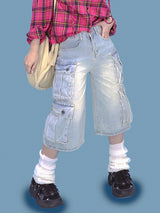 rookie cargo denim pants