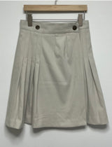 pleats wrap skirt