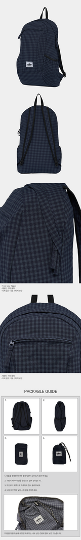 Compact PocketBag V1 Gingham Check Navy