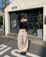 Mega D ring wide pants (2colors)