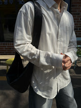 Fit balloon wide denim pants