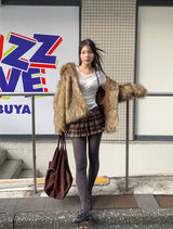 SUEDE BAGUETTE BAG (2C)