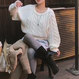 [BELLIDE MADE] フレキシブルケーブルラウンドニット