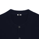 [Unisex]リザーブボタンオーバーフィットカーディガン [NAVY]