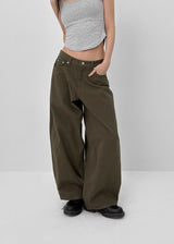 [MADE] Sold Low-waist Balloon Cotton Pants