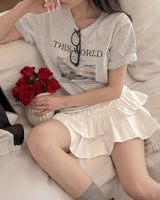 ゲラレタリング ショートスリーブ Tシャツ