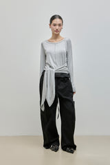 Fold Cargo Pants_Black