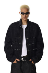Vintage Buckle Denim Jacket