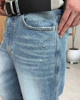 レコード セミフレア デニム パンツ