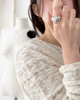Polka Dot Heart Ring