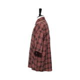 DarkPink Short Sleeve Check Shirt