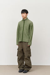 Meen Knitted Zip Up