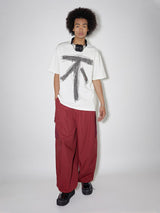 Two-sided fun print summer simple loose short-sleeved T-shirt