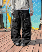 Zeka Zip Cargo Wide Pants