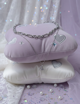 [Baby Monster ローラ Necklace] バレエコアムーンレイヤードネックレス(Surgical Steel)