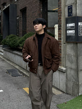 Mute suede cropped jacket