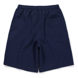 front seam fatigue short pants navy