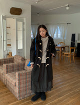 Kithe Quilted Hood Duffel Long Coat