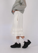 FRILL MIDI SKIRT