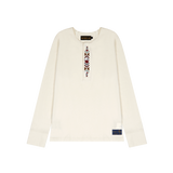 1/2リージョンモータースクラブナバホ長袖Tシャツ (アイボリー)