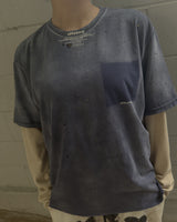 Fade out fake pocket tee NV