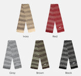 No.1489 stripe wool muffler (5color)