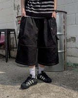 Circular Belt Stitch Cargo Bermuda
