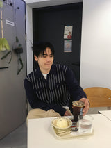 No.1640 Pストライプカラーニット