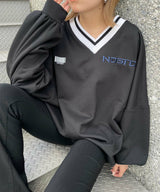 VneckラインリブPO