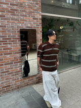 No.1223 C collar half KNIT (4color)