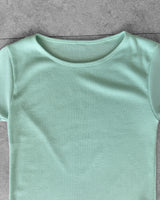 JELLY RIBBED SHORT SLEEVE T-SHIRT
