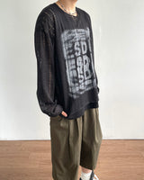 River see-through knit