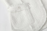 Carrie tweed jacket - ivory 