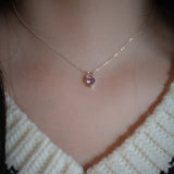【MADE】 Love gem lock necklcace