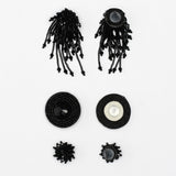 Black Beads Chain Pip Set