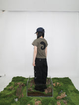 W Horn Applique Tee in Olive