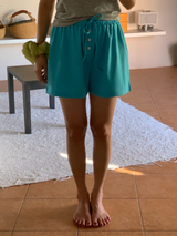 summer button shorts