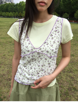 Mist Floral Sleeveless (2color)