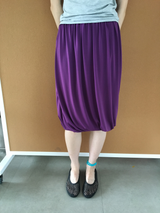 Draped balloon skirt (3color)