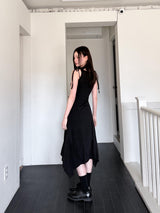 ストラップドレープワンピース