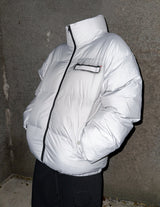 BBD Empty Sprayed Logo Padding Jacket (Light Gray)